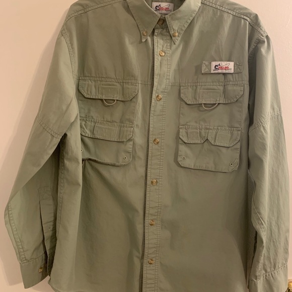 World Wide Sportsman Size M Green Shirt - Picture 3 of 8